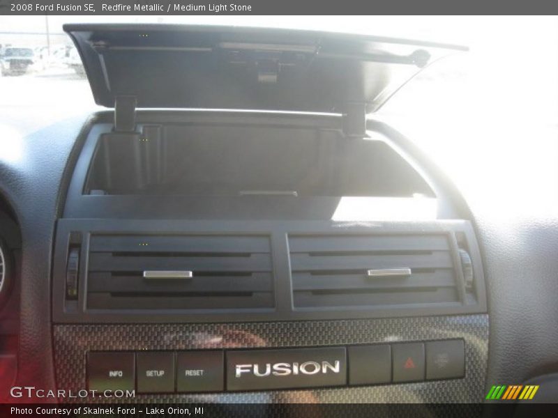 Redfire Metallic / Medium Light Stone 2008 Ford Fusion SE
