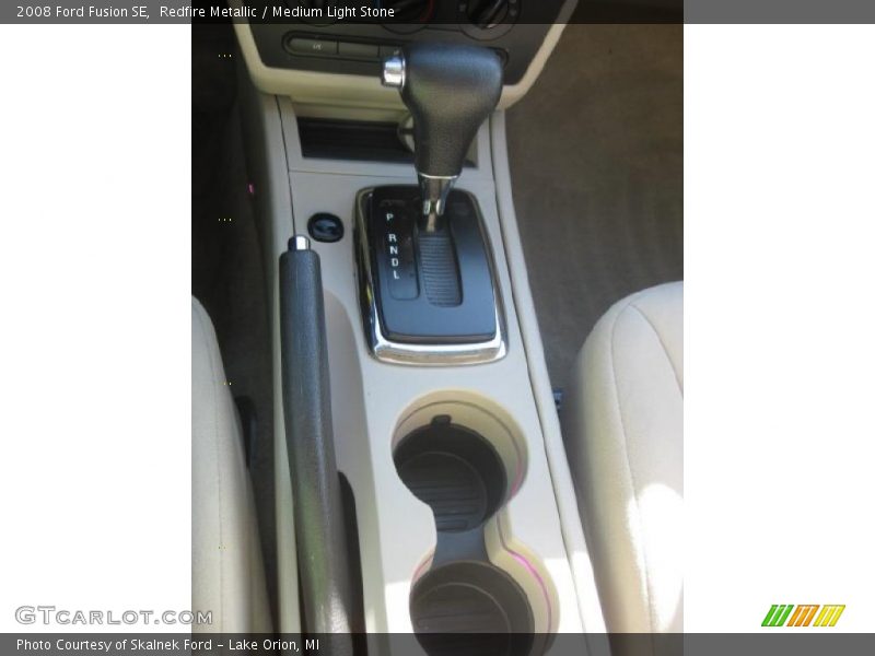 Redfire Metallic / Medium Light Stone 2008 Ford Fusion SE