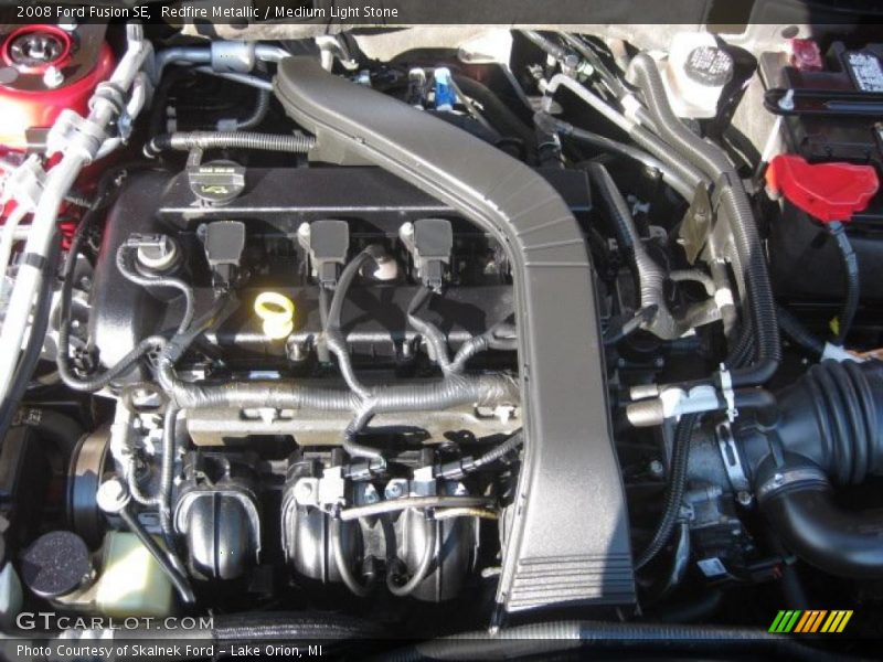 Redfire Metallic / Medium Light Stone 2008 Ford Fusion SE