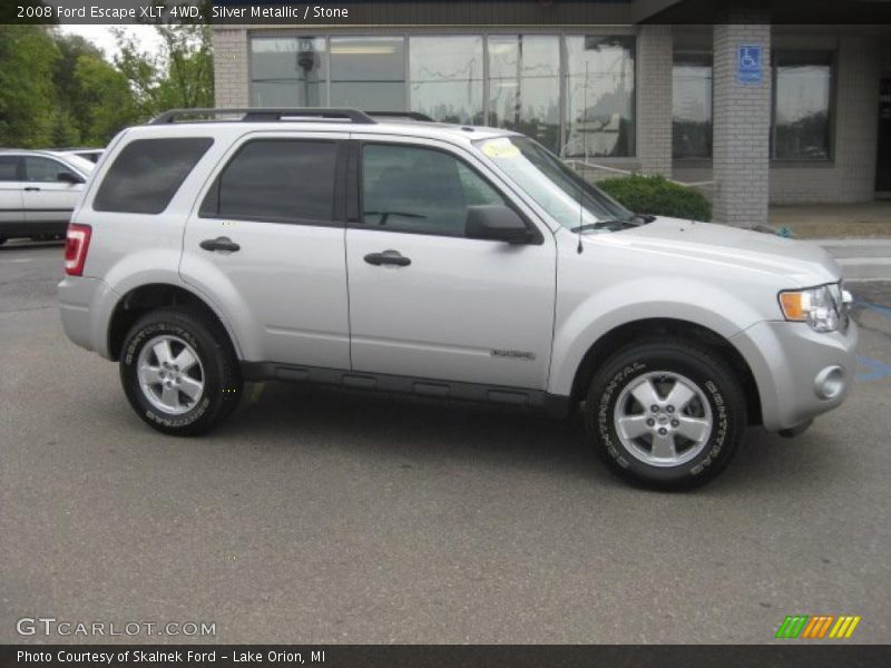 Silver Metallic / Stone 2008 Ford Escape XLT 4WD