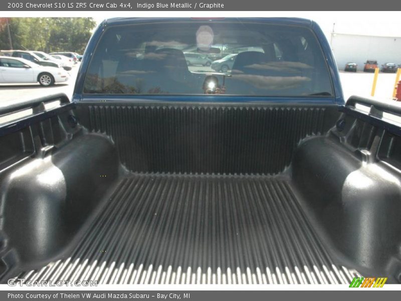 Indigo Blue Metallic / Graphite 2003 Chevrolet S10 LS ZR5 Crew Cab 4x4