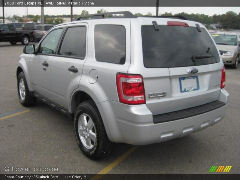 Silver Metallic / Stone 2008 Ford Escape XLT 4WD
