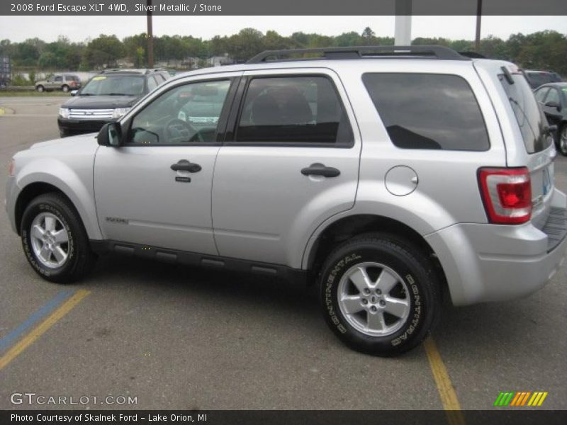Silver Metallic / Stone 2008 Ford Escape XLT 4WD