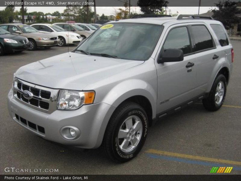 Silver Metallic / Stone 2008 Ford Escape XLT 4WD