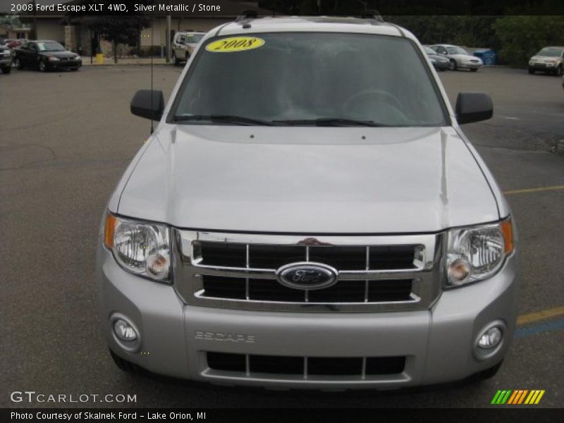 Silver Metallic / Stone 2008 Ford Escape XLT 4WD