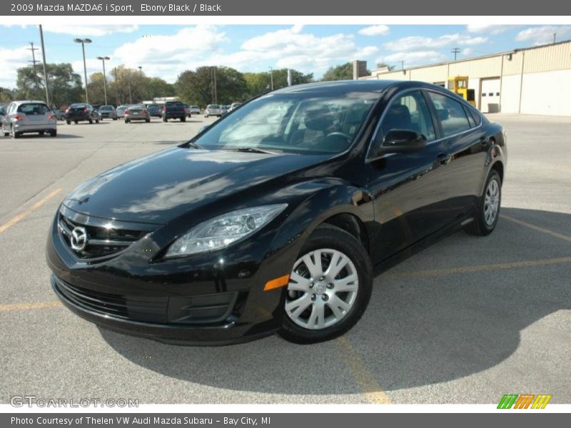 Ebony Black / Black 2009 Mazda MAZDA6 i Sport