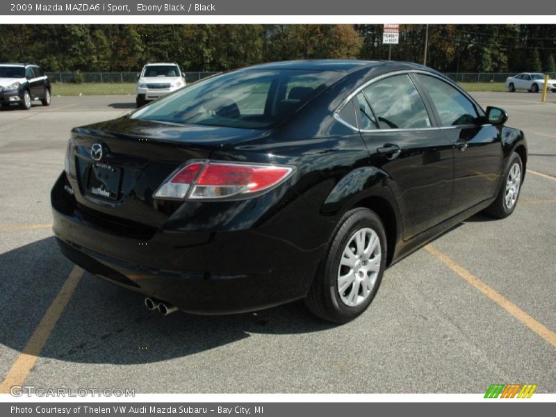 Ebony Black / Black 2009 Mazda MAZDA6 i Sport