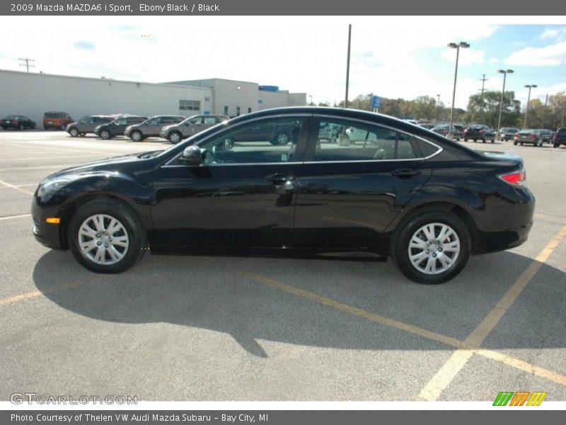 Ebony Black / Black 2009 Mazda MAZDA6 i Sport