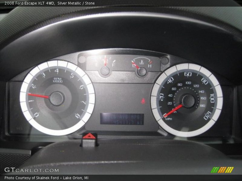 Silver Metallic / Stone 2008 Ford Escape XLT 4WD