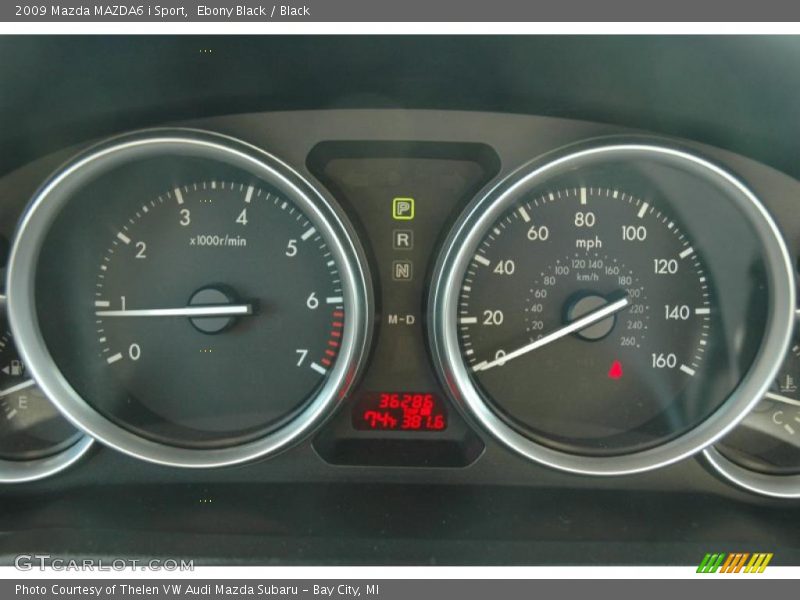 Ebony Black / Black 2009 Mazda MAZDA6 i Sport