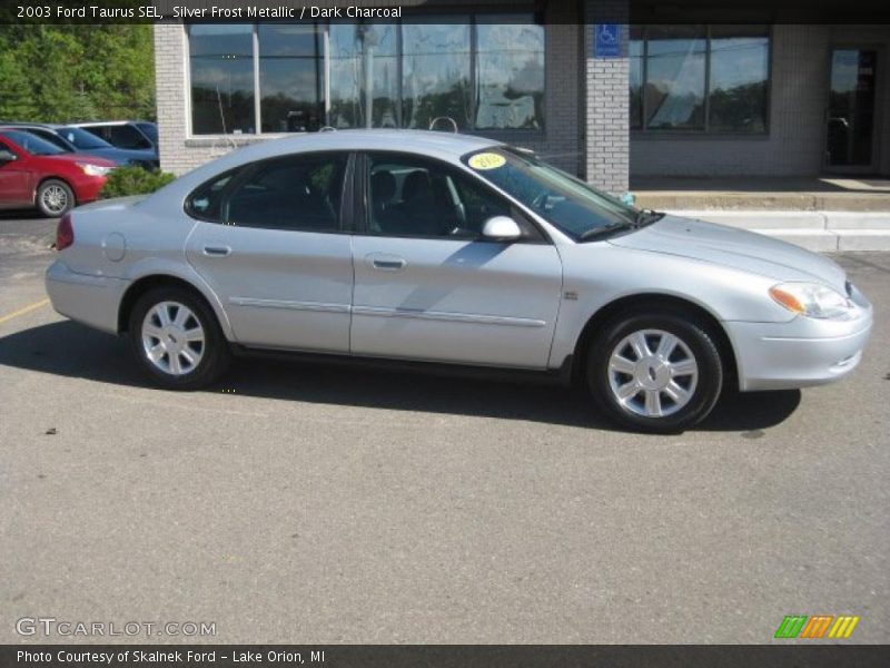 Silver Frost Metallic / Dark Charcoal 2003 Ford Taurus SEL