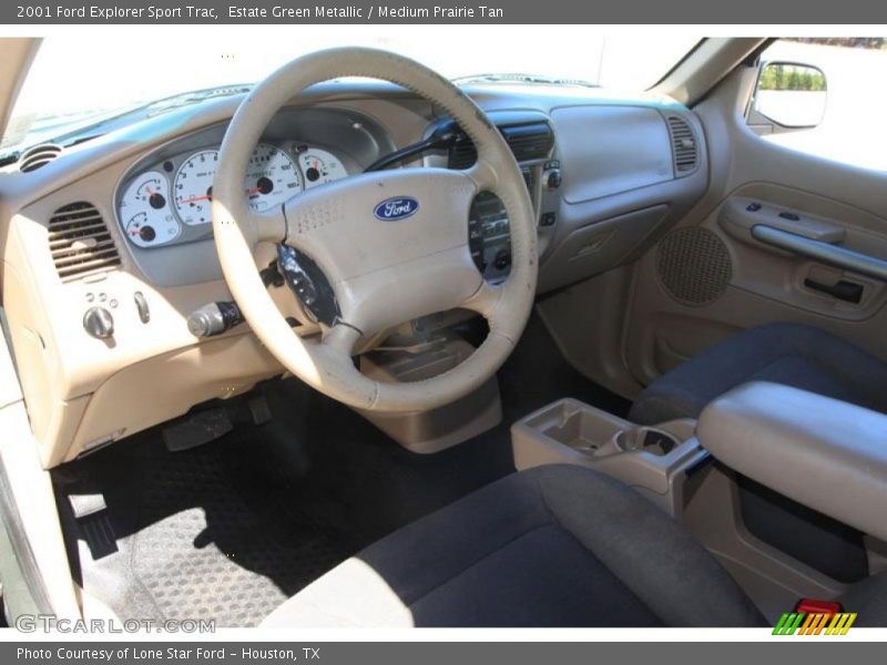 Estate Green Metallic / Medium Prairie Tan 2001 Ford Explorer Sport Trac
