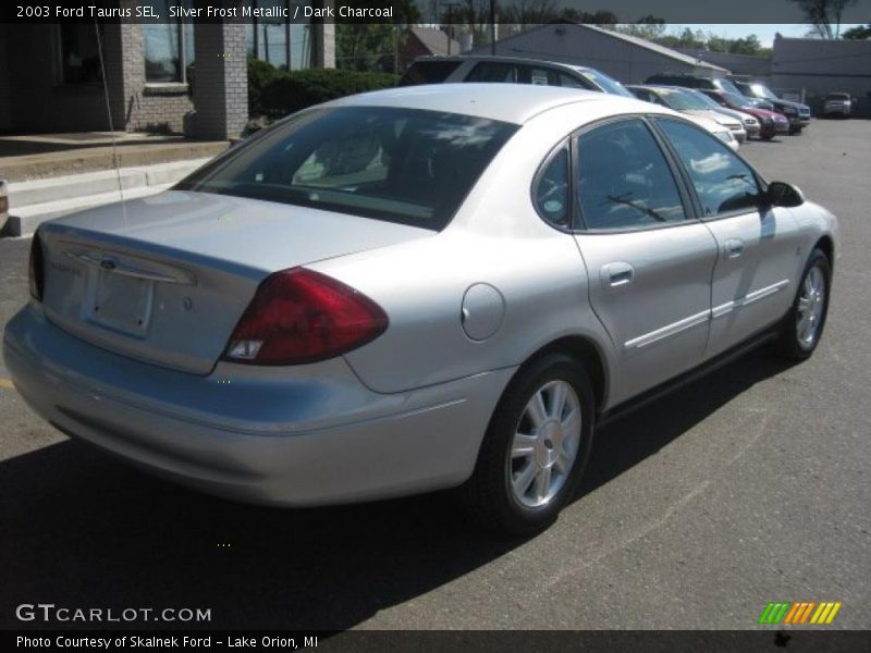 Silver Frost Metallic / Dark Charcoal 2003 Ford Taurus SEL