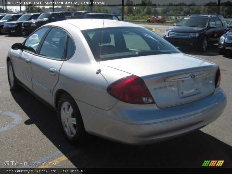 Silver Frost Metallic / Dark Charcoal 2003 Ford Taurus SEL