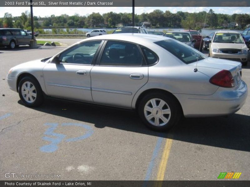 Silver Frost Metallic / Dark Charcoal 2003 Ford Taurus SEL