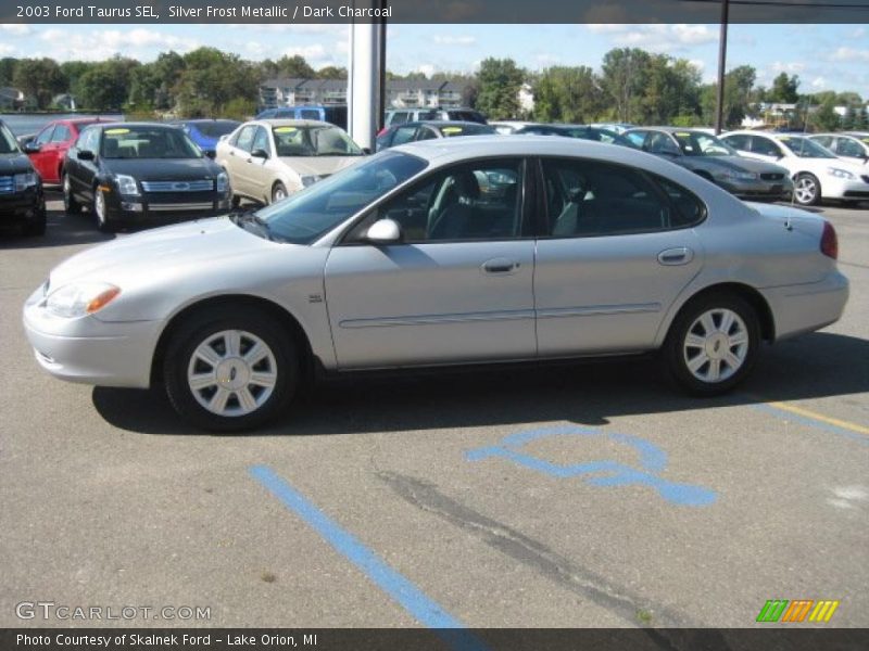 Silver Frost Metallic / Dark Charcoal 2003 Ford Taurus SEL