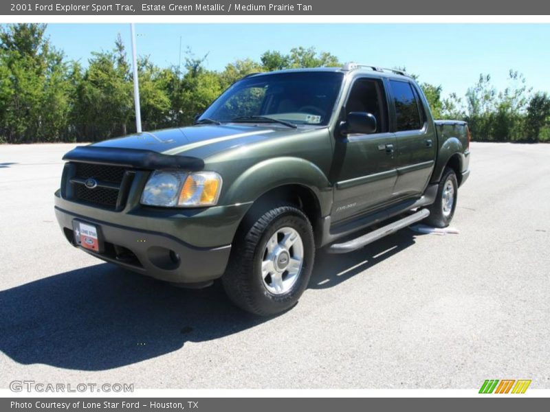 Estate Green Metallic / Medium Prairie Tan 2001 Ford Explorer Sport Trac