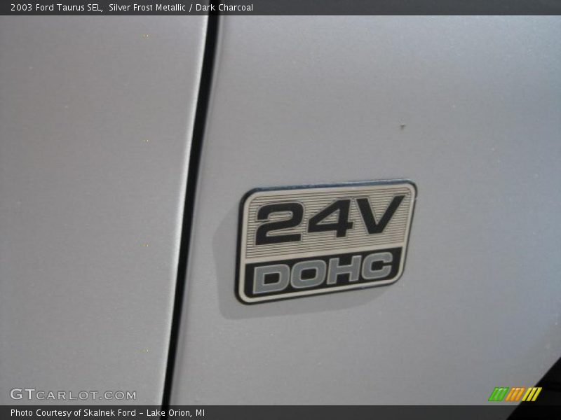 Silver Frost Metallic / Dark Charcoal 2003 Ford Taurus SEL