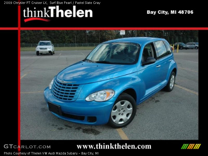 Surf Blue Pearl / Pastel Slate Gray 2009 Chrysler PT Cruiser LX