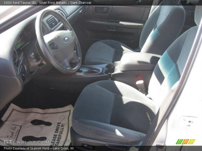 Silver Frost Metallic / Dark Charcoal 2003 Ford Taurus SEL