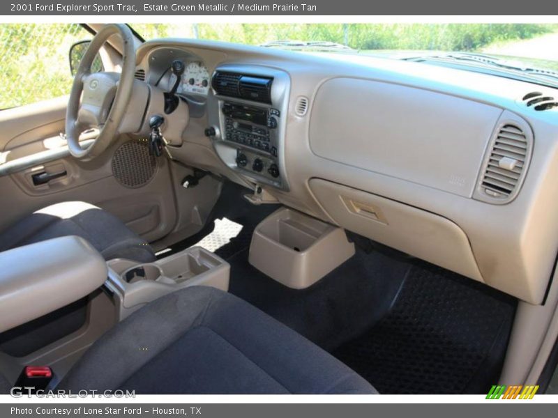 Estate Green Metallic / Medium Prairie Tan 2001 Ford Explorer Sport Trac