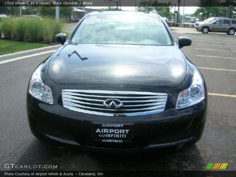 Black Obsidian / Wheat 2008 Infiniti G 35 x Sedan