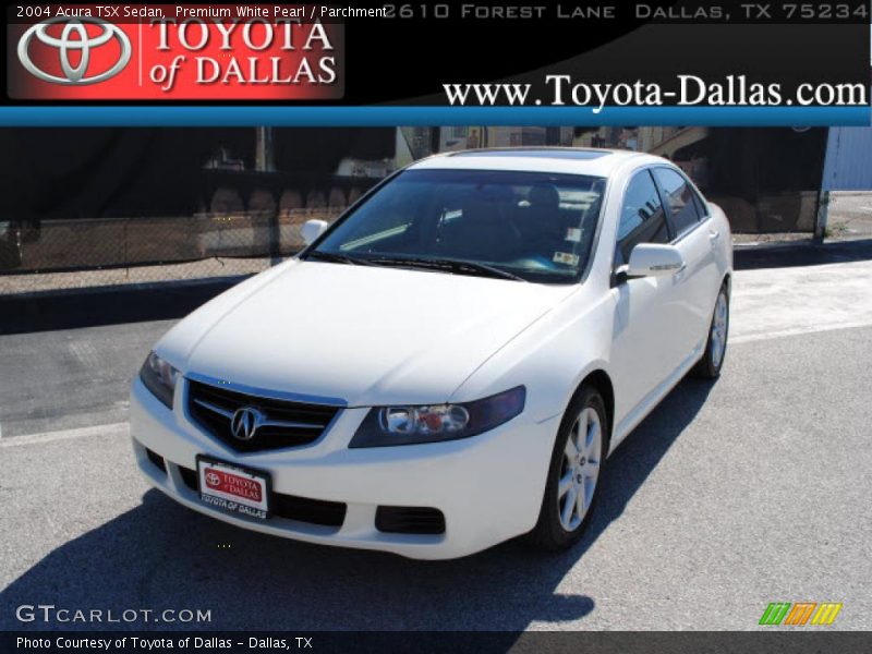 Premium White Pearl / Parchment 2004 Acura TSX Sedan