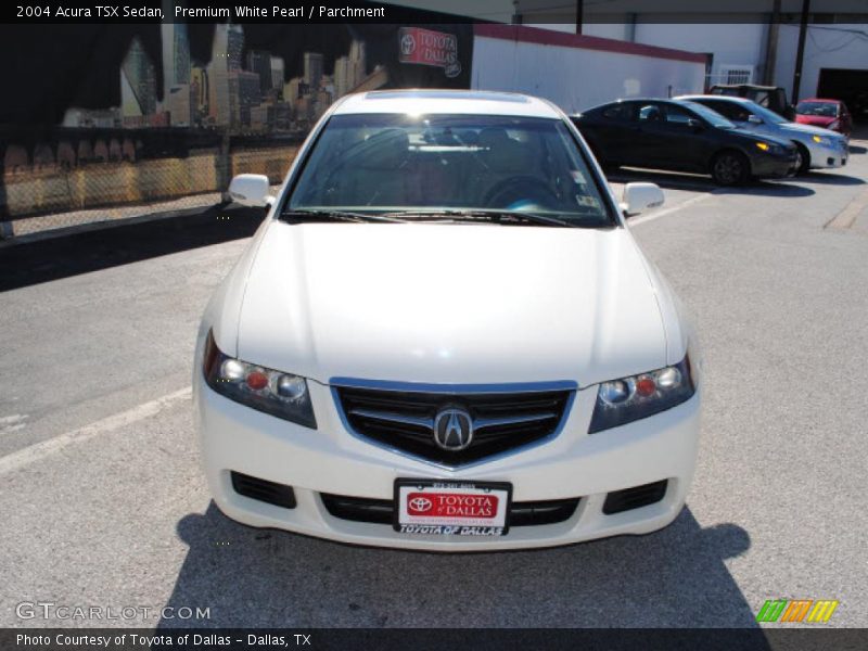 Premium White Pearl / Parchment 2004 Acura TSX Sedan