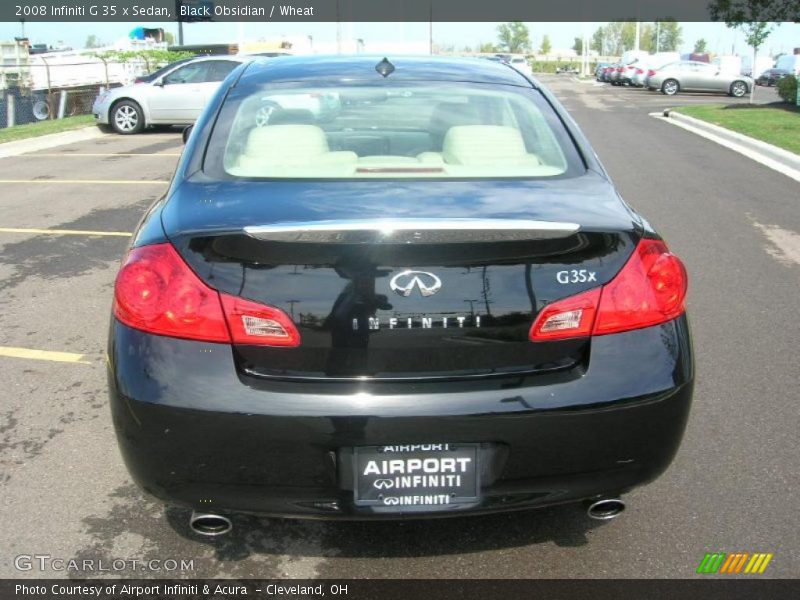 Black Obsidian / Wheat 2008 Infiniti G 35 x Sedan