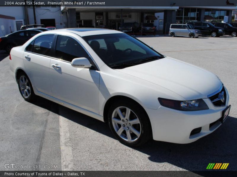 Premium White Pearl / Parchment 2004 Acura TSX Sedan