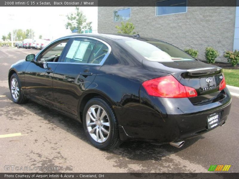 Black Obsidian / Wheat 2008 Infiniti G 35 x Sedan