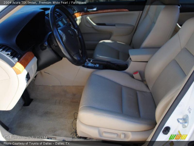 Premium White Pearl / Parchment 2004 Acura TSX Sedan