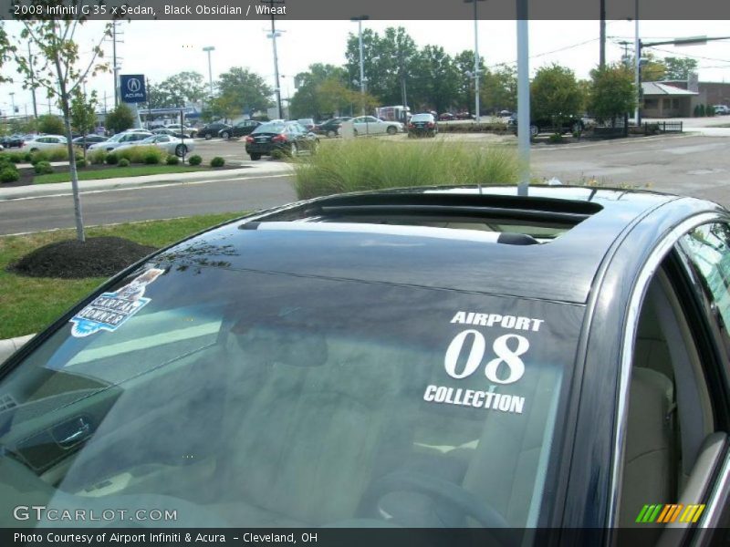 Black Obsidian / Wheat 2008 Infiniti G 35 x Sedan