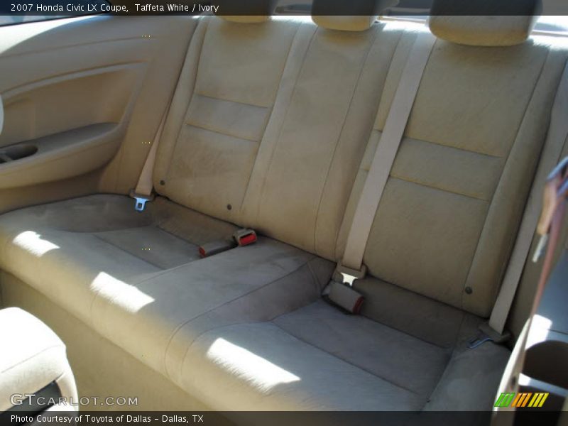Taffeta White / Ivory 2007 Honda Civic LX Coupe