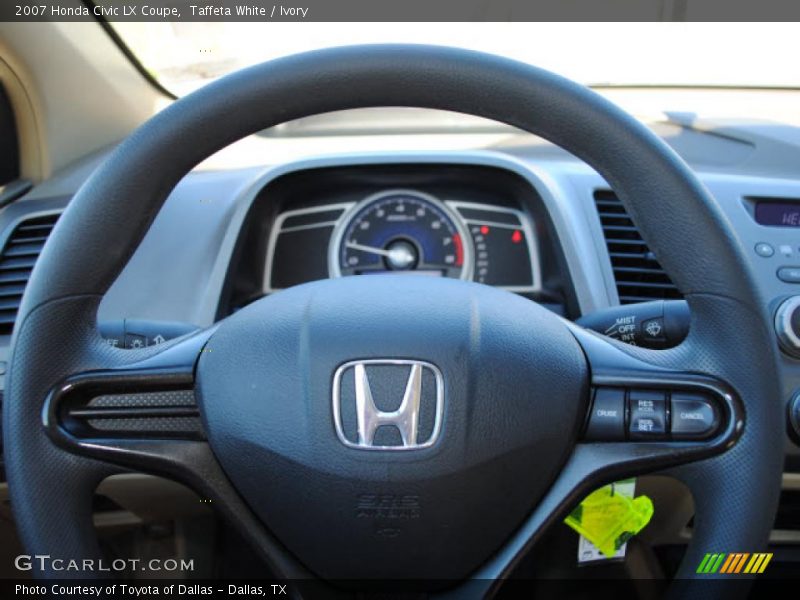 Taffeta White / Ivory 2007 Honda Civic LX Coupe