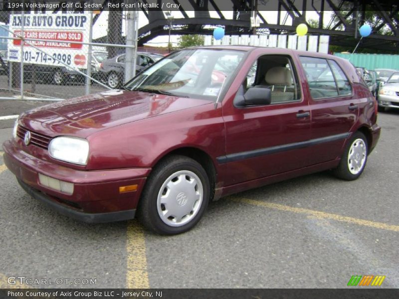 Red Pearl Metallic / Gray 1994 Volkswagen Golf GL Sedan