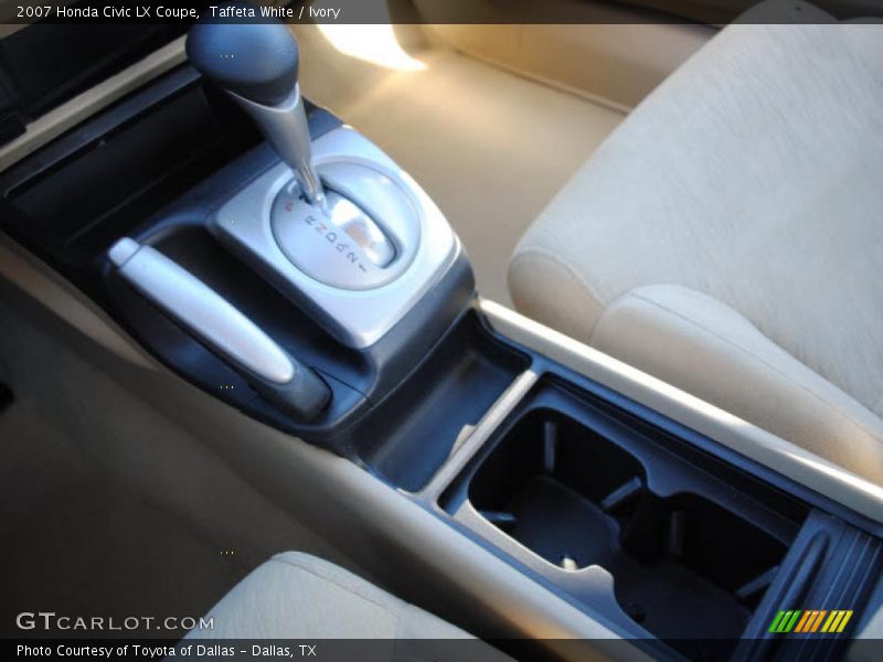 Taffeta White / Ivory 2007 Honda Civic LX Coupe