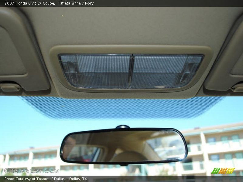 Taffeta White / Ivory 2007 Honda Civic LX Coupe