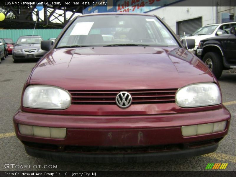 Red Pearl Metallic / Gray 1994 Volkswagen Golf GL Sedan