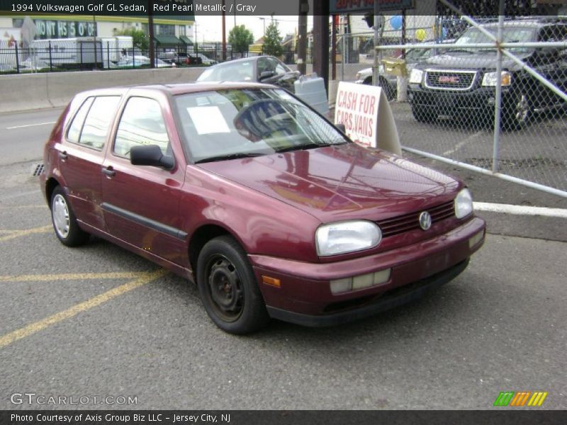 Red Pearl Metallic / Gray 1994 Volkswagen Golf GL Sedan