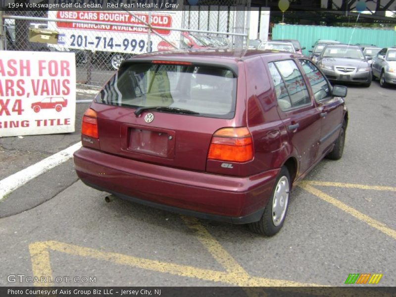 Red Pearl Metallic / Gray 1994 Volkswagen Golf GL Sedan