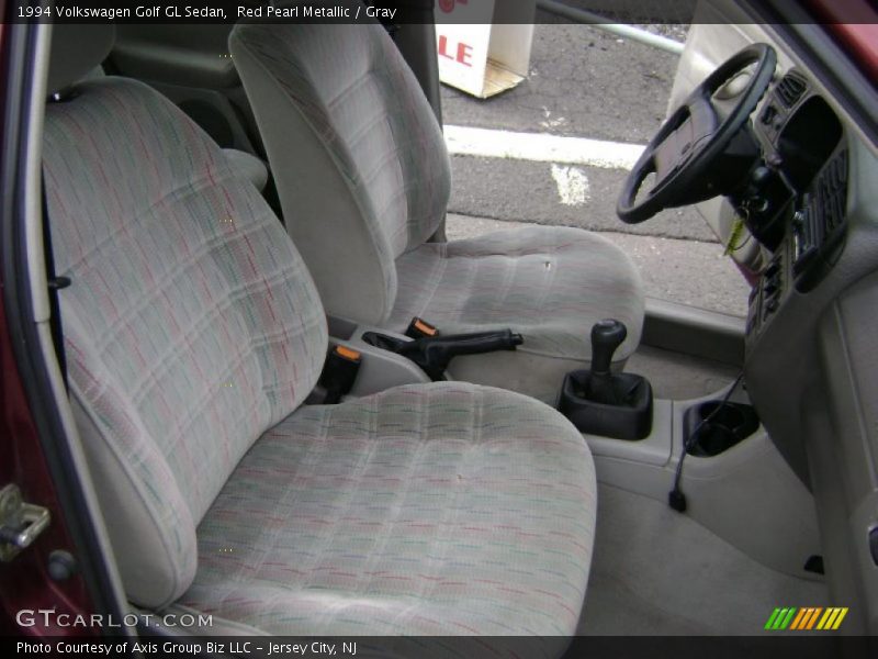 Red Pearl Metallic / Gray 1994 Volkswagen Golf GL Sedan