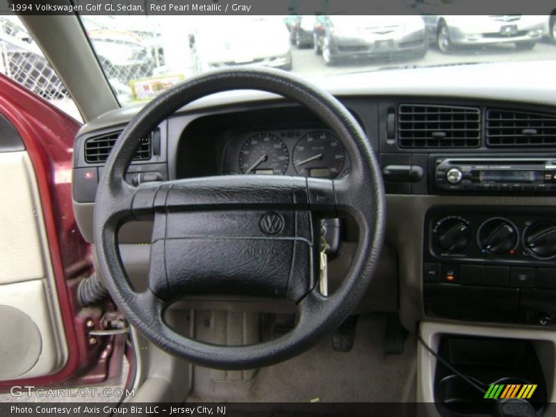 Red Pearl Metallic / Gray 1994 Volkswagen Golf GL Sedan