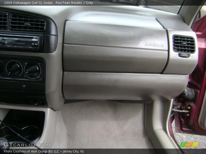 Red Pearl Metallic / Gray 1994 Volkswagen Golf GL Sedan