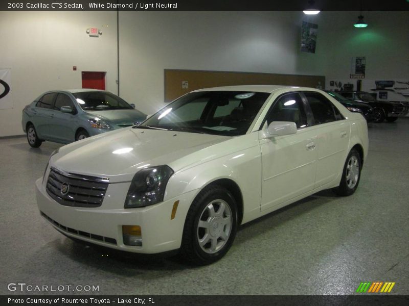 White Diamond / Light Neutral 2003 Cadillac CTS Sedan