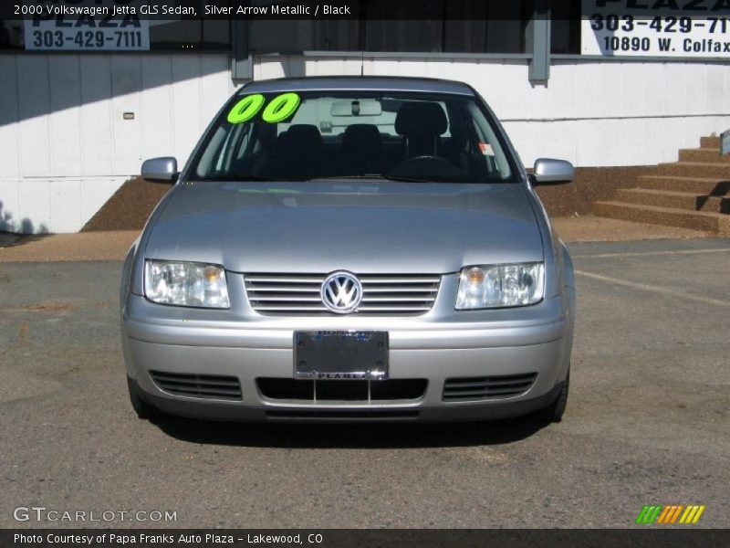 Silver Arrow Metallic / Black 2000 Volkswagen Jetta GLS Sedan