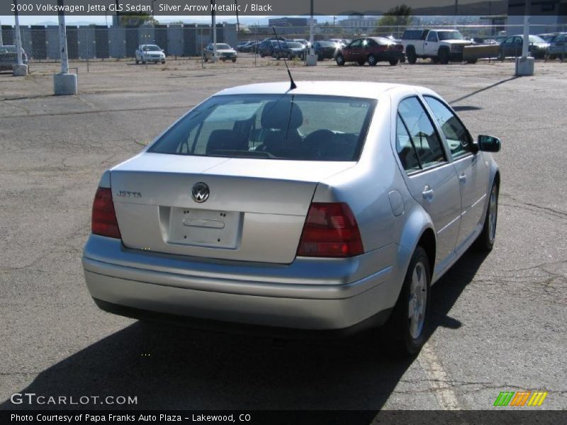 Silver Arrow Metallic / Black 2000 Volkswagen Jetta GLS Sedan