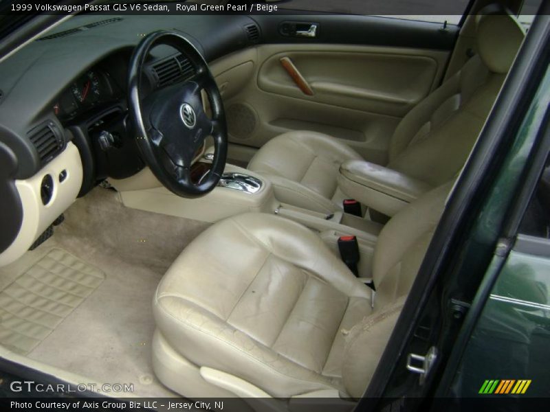 Royal Green Pearl / Beige 1999 Volkswagen Passat GLS V6 Sedan