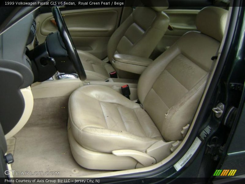 Royal Green Pearl / Beige 1999 Volkswagen Passat GLS V6 Sedan