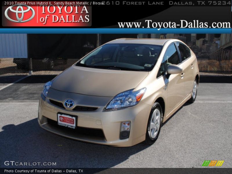 Sandy Beach Metallic / Bisque 2010 Toyota Prius Hybrid II